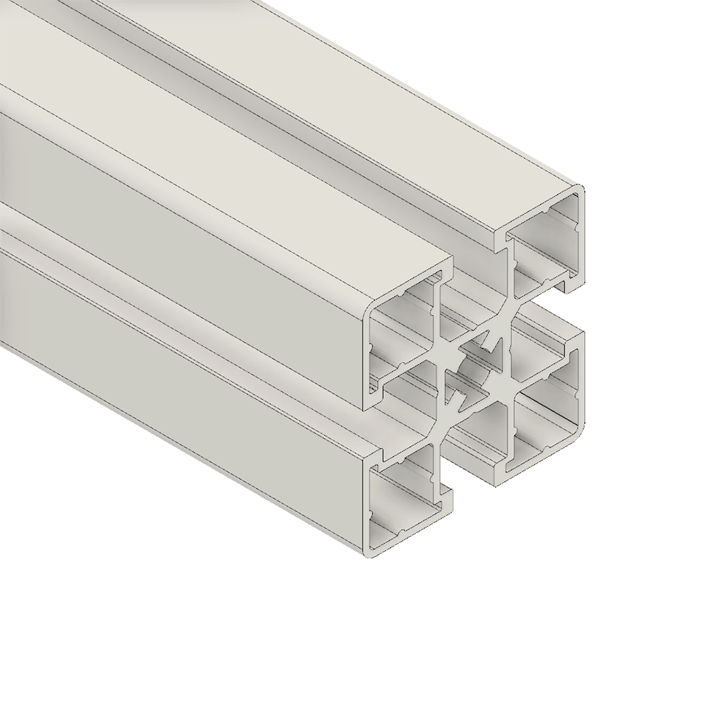 10-4545-0-1100MM MODULAR SOLUTIONS EXTRUDED PROFILE<br>45MM X 45MM, CUT TO THE LENGTH OF 1100 MM